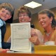 civil union license with Jeremy smiling by Ernest Luning